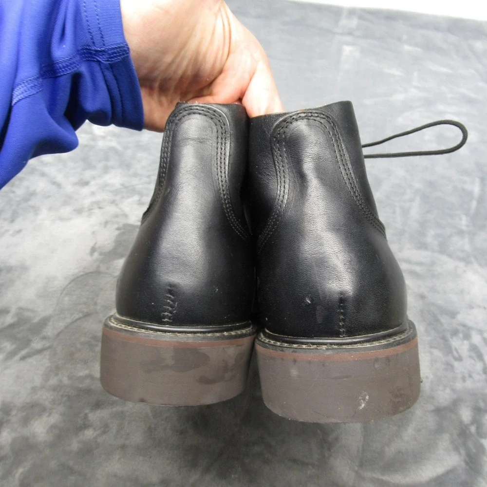 Biltrite Work Boot Men 10US 8UK? BLK Leather Safety Toe Military Combat READ NWD